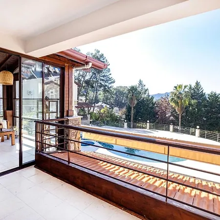 Great House With Shared Pool And Balcony In Gocek * Göcek